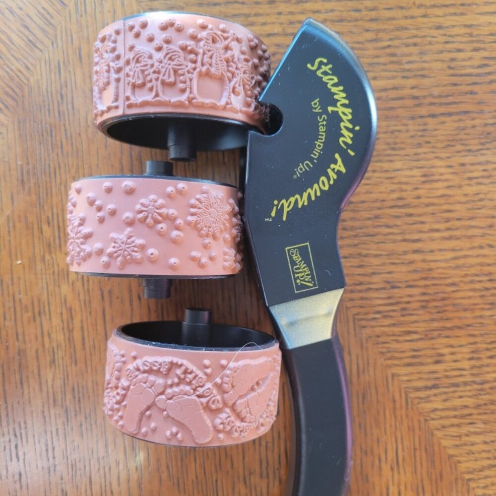 Stampin' Around Handle and 3 Roller Stamps.
